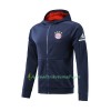 FC Bayern München Hooded Trainingsjacke 2017-18 Blau